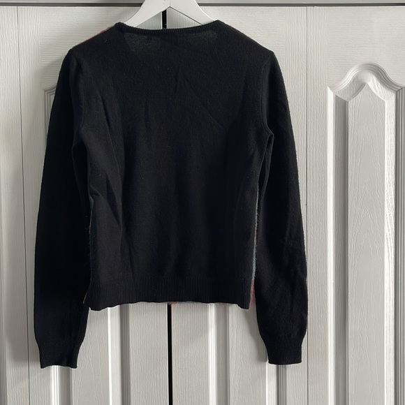 ALEXANDER 💀 MCQUEEN Plaid Mohair Front Crew Neck Sweater Medium - Picture 7 of 10